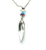 Mariana Necklace Pendant Glitzy AB & Clear Swarovski Crystals Inspiration Coll.