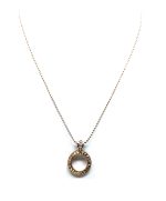 Mariana Necklace Pendant Glitzy Aurum & Clear Swarovski Crystals My Treasures Coll. - Image 2