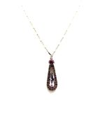 Mariana Necklace Pendant Gorgeous Lt Amethyst & AB Swarovski Crystals My Treasures Coll. - Image 2