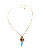 Mariana Necklace Pendant Gorgeous Multicolor Swarovski Crystals Summer Fun Gypsy Soul Coll. - Image 2