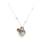 Mariana Necklace Pendant Lt Smoked Topaz & Silver Night Swarovski Crystals My Treasures Coll. - Image 2