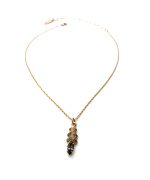 Mariana Necklace Pendant Elegant Black Diamond Swarovski Crystals My Treasures Coll. - Image 2