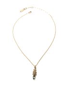 Mariana Necklace Pendant Elegant Black Diamond Swarovski Crystals My Treasures Coll. - Image 3