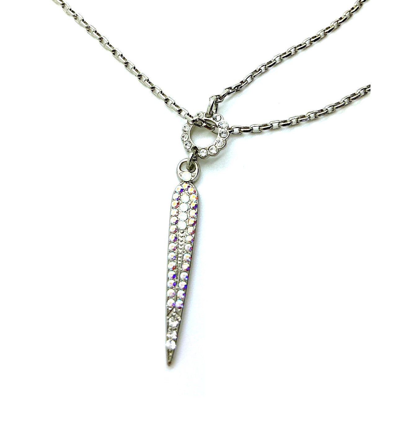 N-5304-1-001-PP (3) Mariana Necklace Pendant Fashionable Clear & AB Swarovski Crystals On A Clear Day Sweet Summer Coll. - Image 1
