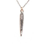 Mariana Necklace Pendant Brilliant Clear & White Opal Swarovski Crystals Kalahari Africa Coll.