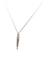 Mariana Necklace Pendant Brilliant Clear & White Opal Swarovski Crystals Kalahari Africa Coll. - Image 3