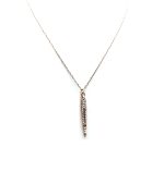Mariana Necklace Pendant Brilliant Clear & White Opal Swarovski Crystals Kalahari Africa Coll. - Image 2
