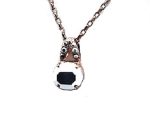 Mariana Necklace Pendant Shimmering Labrador Swarovski Crystals My Treasures Coll.