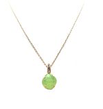Mariana Necklace Pendant Lovely Chrysolite & Pink Swarovski Crystals California Dreaming Songbook Coll. - Image 3