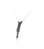 Mariana Necklace Pendant Fashionable Blues Swarovski Crystals Athena Caribbean Life Coll. - Image 3