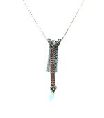 Mariana Necklace Pendant Fashionable Blues Swarovski Crystals Athena Caribbean Life Coll. - Image 2