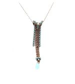 Mariana Necklace Pendant Fashionable Blues Swarovski Crystals Athena Caribbean Life Coll.