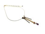 Mariana Necklace Pendant Gorgeous Peach, Purples & Jet Swarovski Crystals Xenia Odyssey Coll. - Image 3