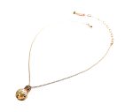Necklace Pendant By Mariana Woman Octagon Golden Shadow Swarovski Crystals - Image 2