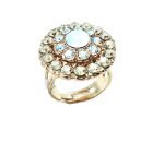 Mariana Ring Exquisite Clears & Whites Swarovski Crystals Kalahari Africa Coll. - Image 2