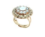 Mariana Ring Exquisite Clears & Whites Swarovski Crystals Kalahari Africa Coll.