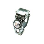 Mariana Ring Timeless Quartz Mineral & Clear Swarovski Crystals My Treasures Coll. - Image 3
