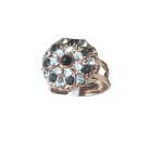 Mariana Ring Elegant Blacks & Clears Swarovski Crystals Zulu Africa Coll. - Image 3