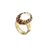 Mariana Ring Faceted Light Peach Swarovski Crystals My Treasures Coll. - Image 3