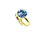 Mariana Ring Lovely Capri Blue Swarovski Crystals My Treasures Coll. - Image 2