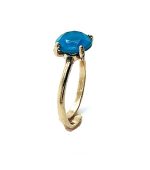 Ring By Mariana Woman Dainty Caribbean Blue Opal Swarovski Crystals - Image 3