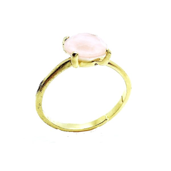 Mariana Ring Beautiful Pink Opal Rhinestone Austrian Crystal My Treasures Coll.