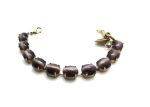 Mariana Bracelet Round Beaded Dark Brown Swarovski Crystals My Treasures Coll. - Image 3