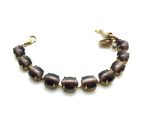 Mariana Bracelet Round Beaded Dark Brown Swarovski Crystals My Treasures Coll. - Image 2
