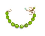 Mariana Bracelet Beautiful Chrysolite Opal Swarovski Crystals My Treasures Coll. - Image 3