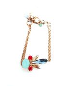 Mariana Bracelet Finely Detailed Multicolored Swarovski Crystals Gaea Odyssey Coll.