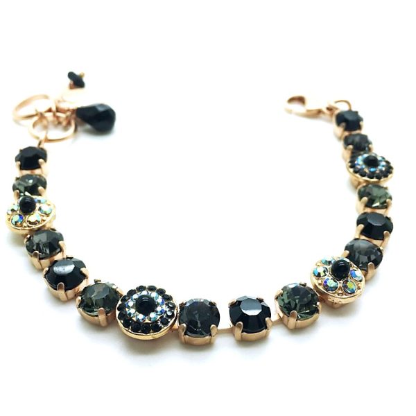 Mariana Bracelet Sophisticated Blacks & AB Swarovski Crystals My Treasures Coll.