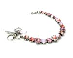 Bracelet By Mariana Woman Charming Lt. and Vintage Rose Swarovski Crystals - Image 3