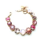 Mariana Bracelet Sassy Floral Pinks Austrian Crystals Antigua Caribbean Life Coll. - Image 2