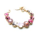 Mariana Bracelet Sassy Floral Pinks Austrian Crystals Antigua Caribbean Life Coll. - Image 3
