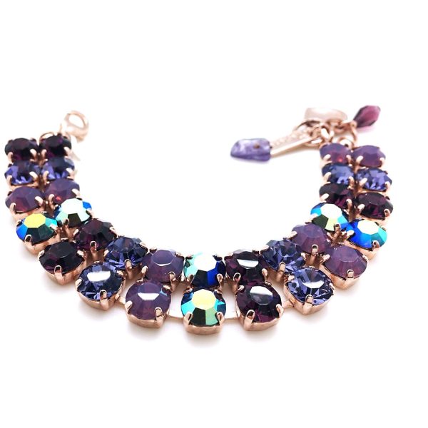 Mariana Bracelet Elegant Purple Shade Austrian Crystals My Treasures Coll.