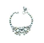 Mariana Bracelet Shimmering White Opal, Clear & AB Swarovski Crystals Sweet Summer Coll.