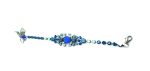 Mariana Bracelet Gorgeous Blues & Clear Swarovski Crystals Zhang Silk Road Coll. - Image 3