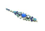 Mariana Bracelet Gorgeous Blues & Clear Swarovski Crystals Zhang Silk Road Coll. - Image 2
