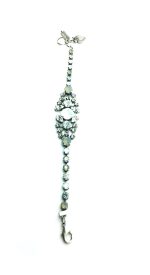 Mariana Bracelet Clear, Grey & White Opal Austrian Crystals Silk Road Coll. - Image 3