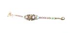 Mariana Bracelet Charming Topaz & Pinks Swarovski Crystals Orchid Silk Road Coll. - Image 3