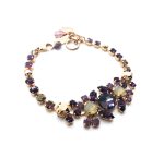 Mariana Bracelet Alluring Earthy & Purple Austrian Crystals Bohemian Rhapsody Songbook Coll. - Image 2