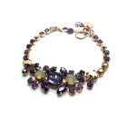 Mariana Bracelet Alluring Earthy & Purple Austrian Crystals Bohemian Rhapsody Songbook Coll.