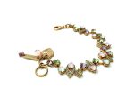 Mariana Bracelet Fashionable Greens & Pinks Austrian Crystals Pina Colada Cocktail Hour Coll. - Image 3