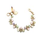 Mariana Bracelet Fashionable Greens & Pinks Austrian Crystals Pina Colada Cocktail Hour Coll. - Image 2