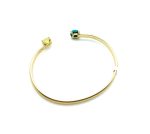 Mariana Bracelet Sleek Dangle Turq Mineral & Yellow Opal Swarovski Crystals My Treasures Coll. - Image 3