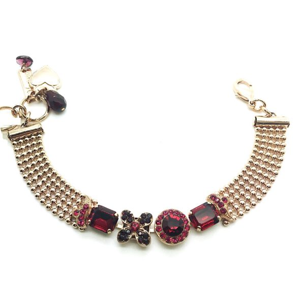 Mariana Bracelet Timeless Siam Swarovski Crystals My Treasures Coll.