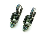 Mariana Earrings Gorgeous Black Diamond & AB Swarovski Crystals My Treasures Coll. - Image 2