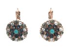 Mariana Earrings Fabulous Floral Clear & Blacks Swarovski Crystals Zanzibar Africa Coll. - Image 2