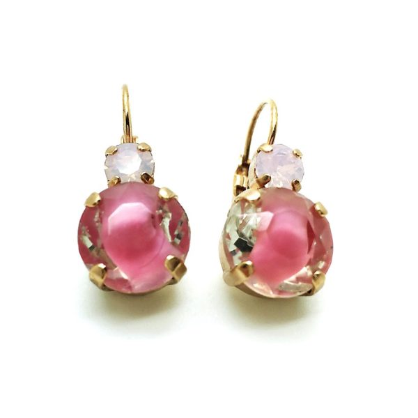Earrings By Mariana Woman Sassy Rosaline and Rose Swarovski Crystals