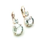 Mariana Earrings Shimmering Clear Austrian Crystals My Treasures Coll. - Image 3